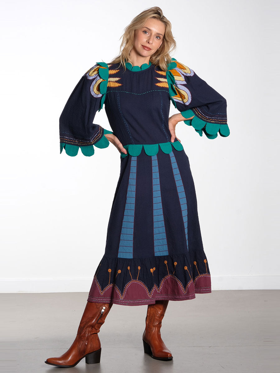 stella nova Embroidered Cotton Dress | Garmentory stella nova Embroidered Cotton Dress | Garmentory