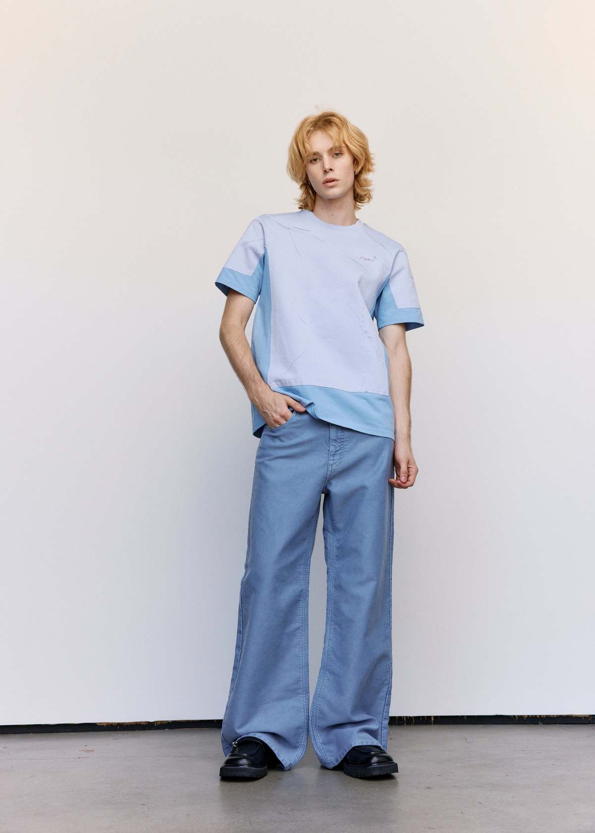 パンツ MARNI Women Straight Pants PAJD0432A0USCX36STB95 Blue 26815482_56421791_600.jpg