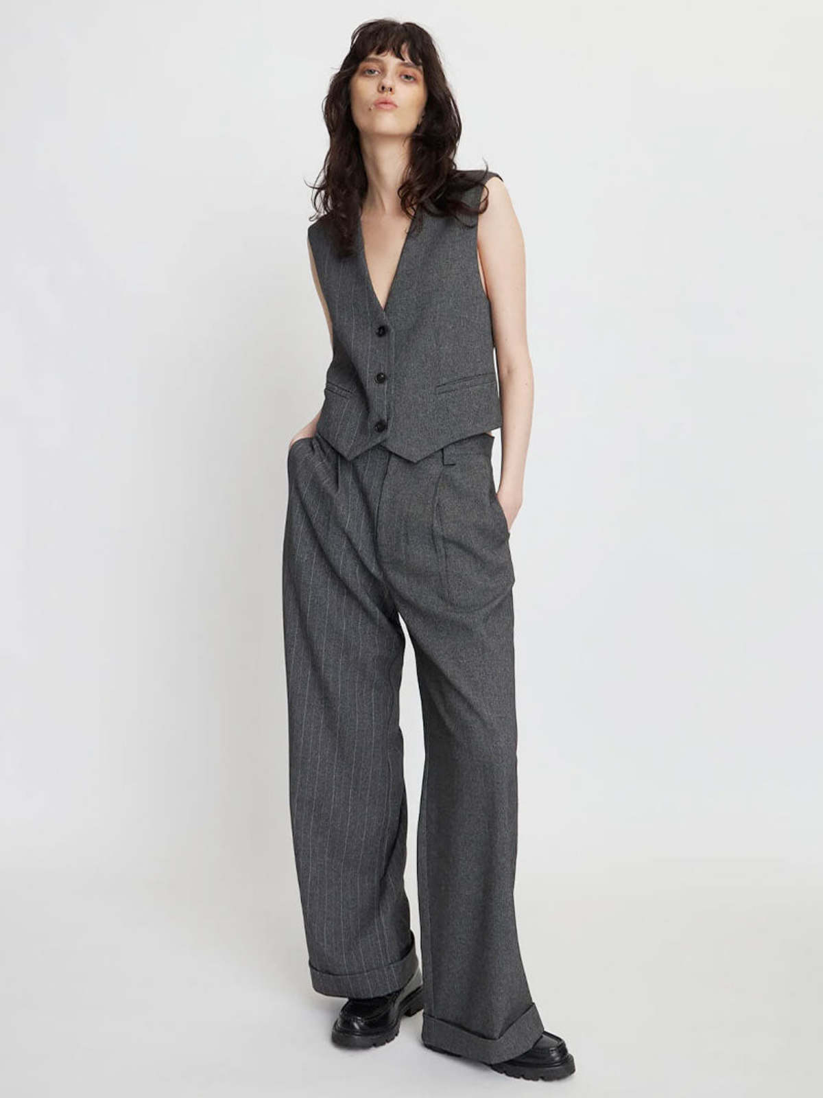 stella nova Tailored Vest - Charcoal - Image 4 of 8
