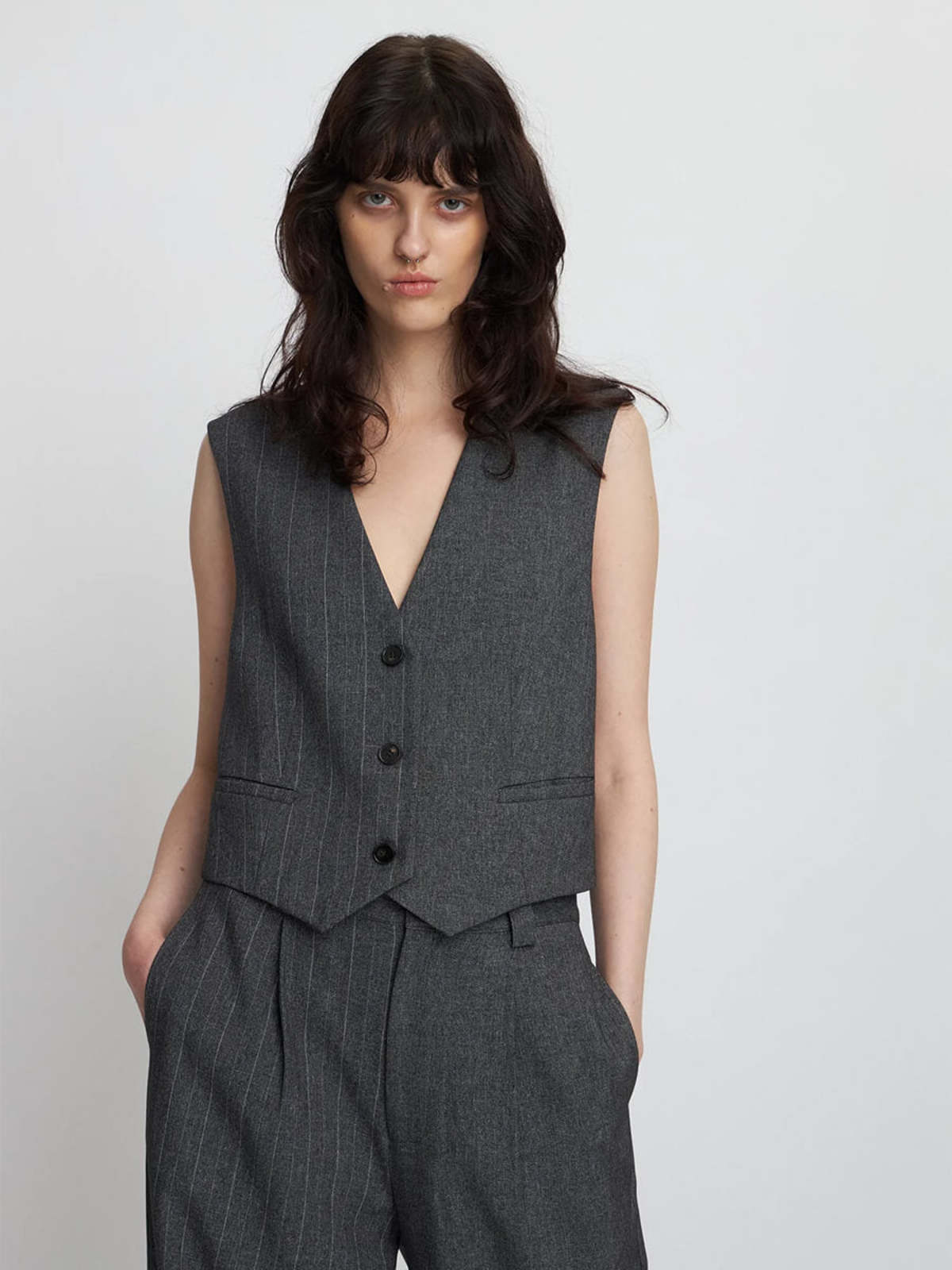 stella nova Tailored Vest - Charcoal - Image 8 of 8