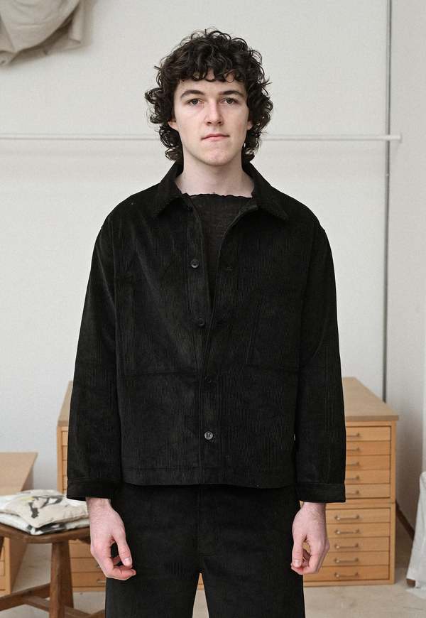 Baserange Altru Corduroy Jacket - Black | Garmentory