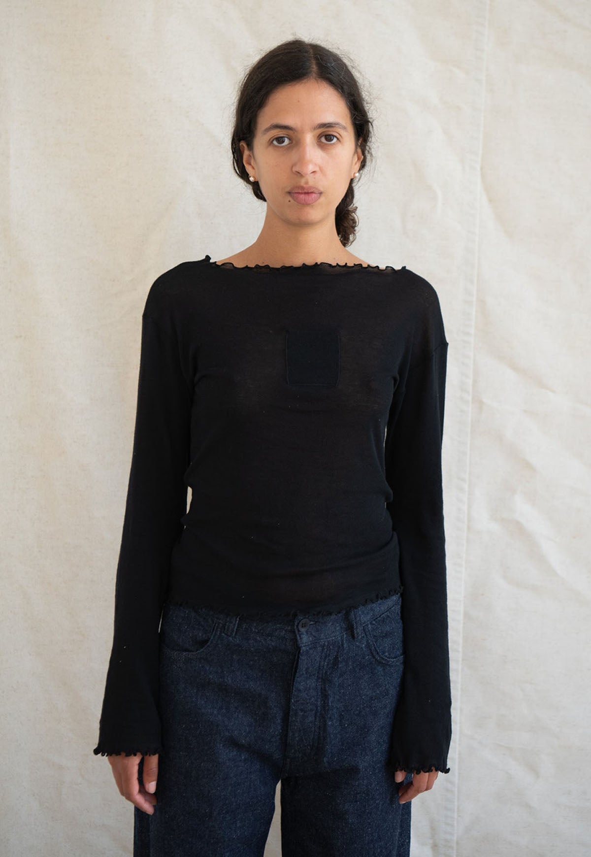 新品未使用 BASERANGE  LONG SLEEVE TEE BASERANGE/ベースレンジ】LONG SLEEVE TEE：カットソー（Tシャツ