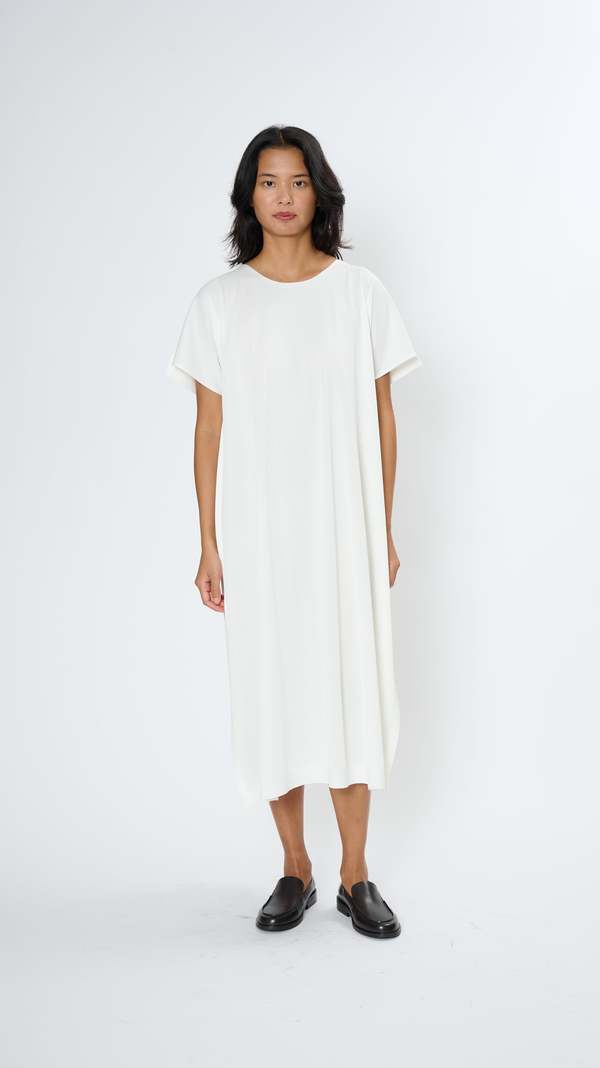 Pleats Please by Issey Miyake A-POC Form Dress - Off White