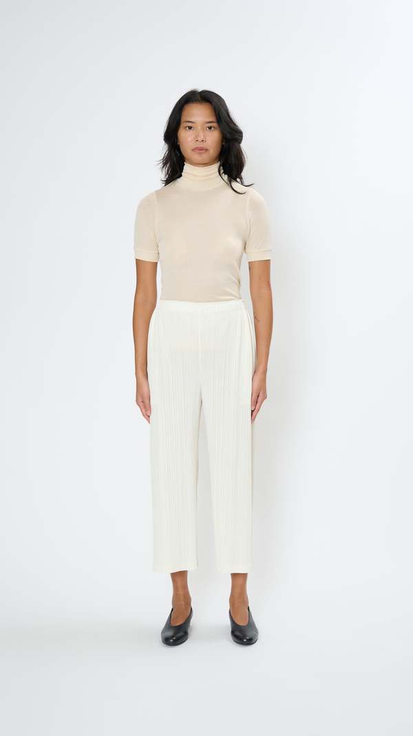 Pleats Please by Issey Miyake Thicker Bottoms 1 Pant - Off White
