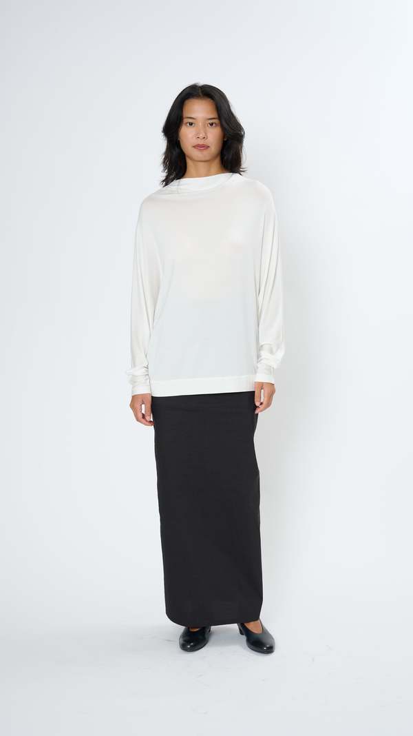 Issey Miyake Wind Smooth Jersey Shirt - Frost White | Garmentory