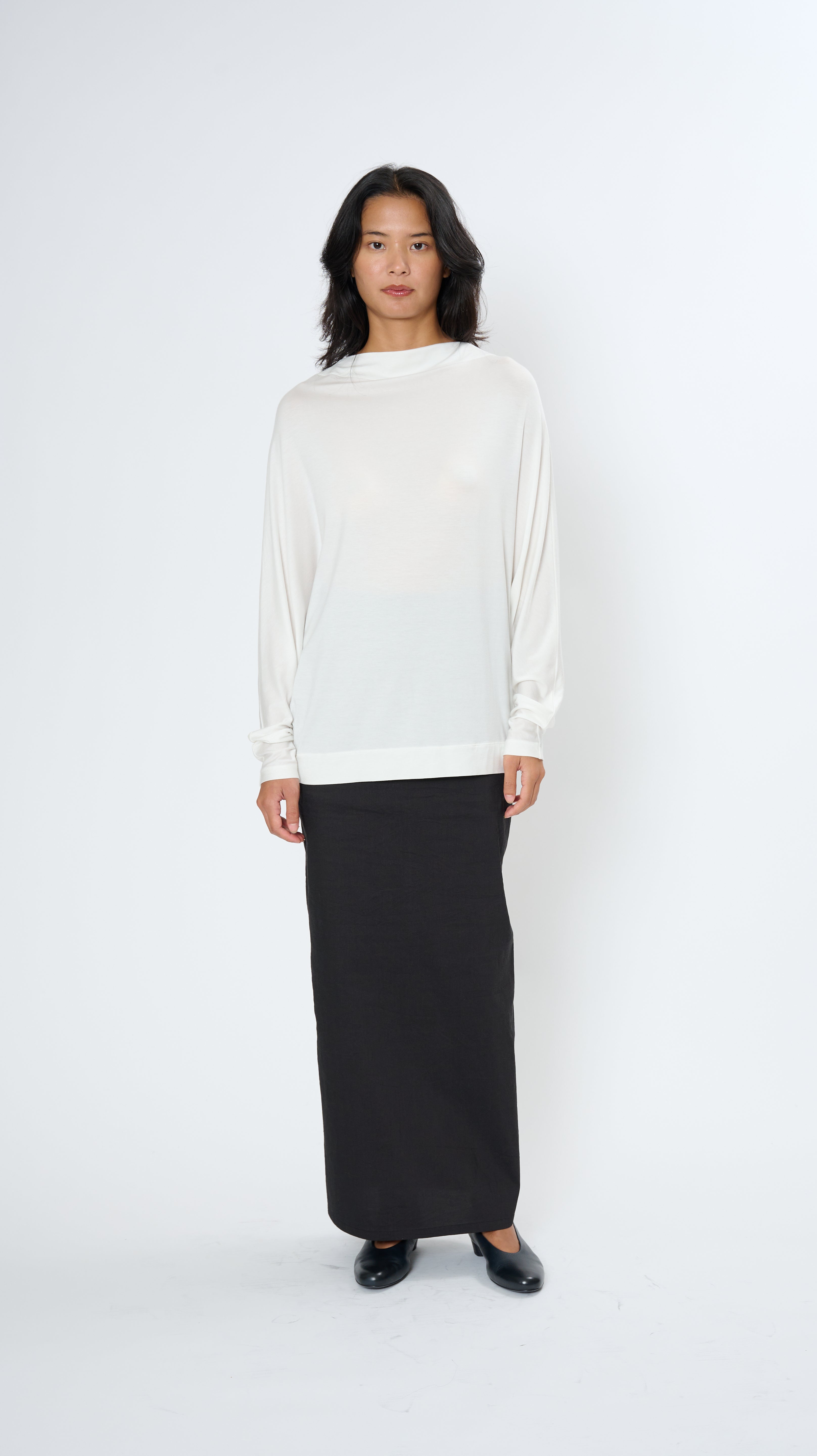 Issey Miyake Wind Smooth Jersey Shirt - Frost White | Garmentory