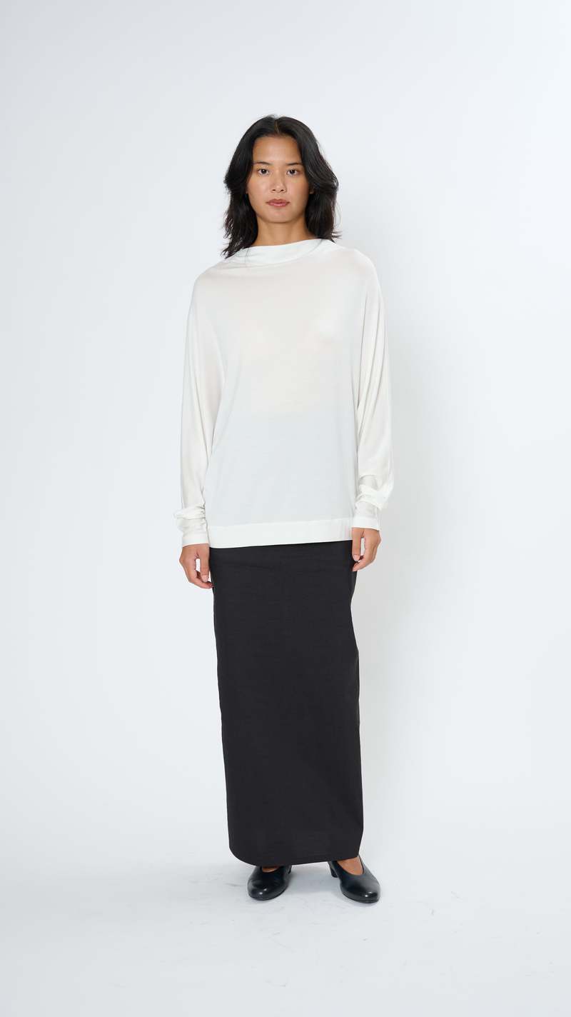 Issey Miyake Wind Smooth Jersey Shirt - Frost White | Garmentory