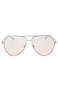 Elisa Johnson Sam Sunglasses - Silver Metal/Pink lens - Thumbnail 1