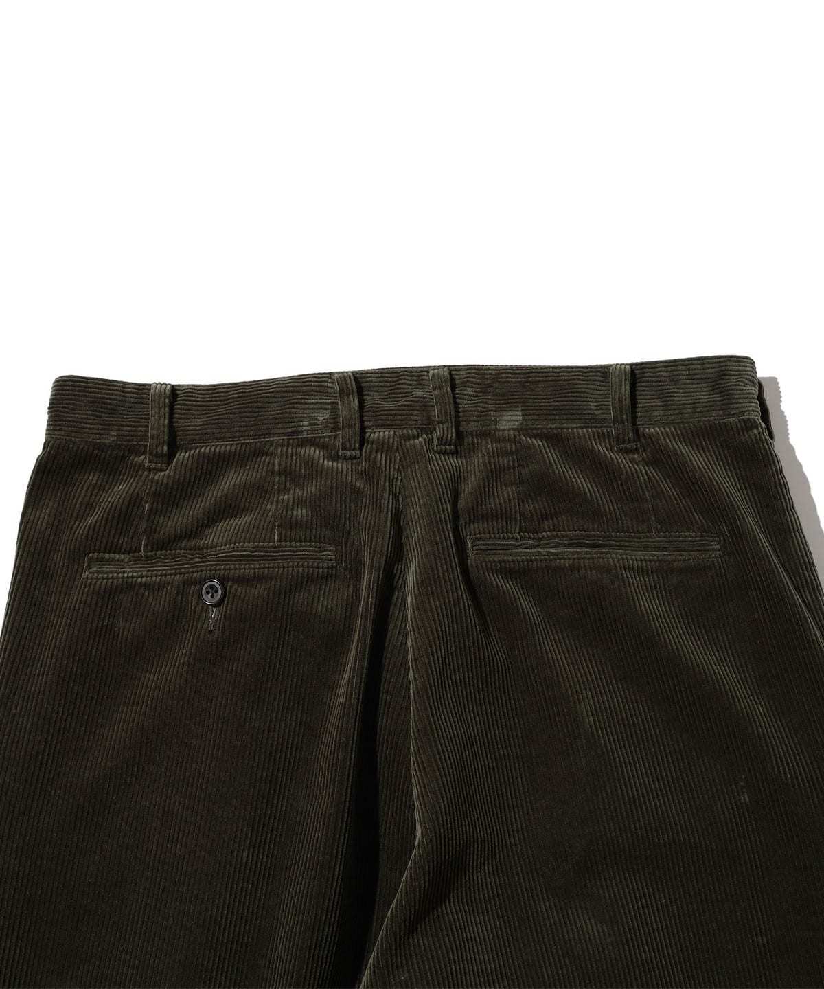 Beams Plus 2Pleats Corduroy Pants - Golden Brown | Garmentory