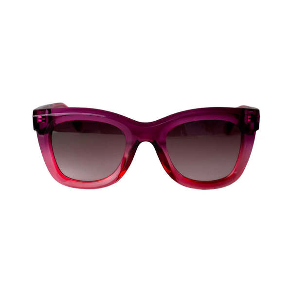 Grand Azur Juli Sunglasses - Burgundy/Sunkiss Gradient