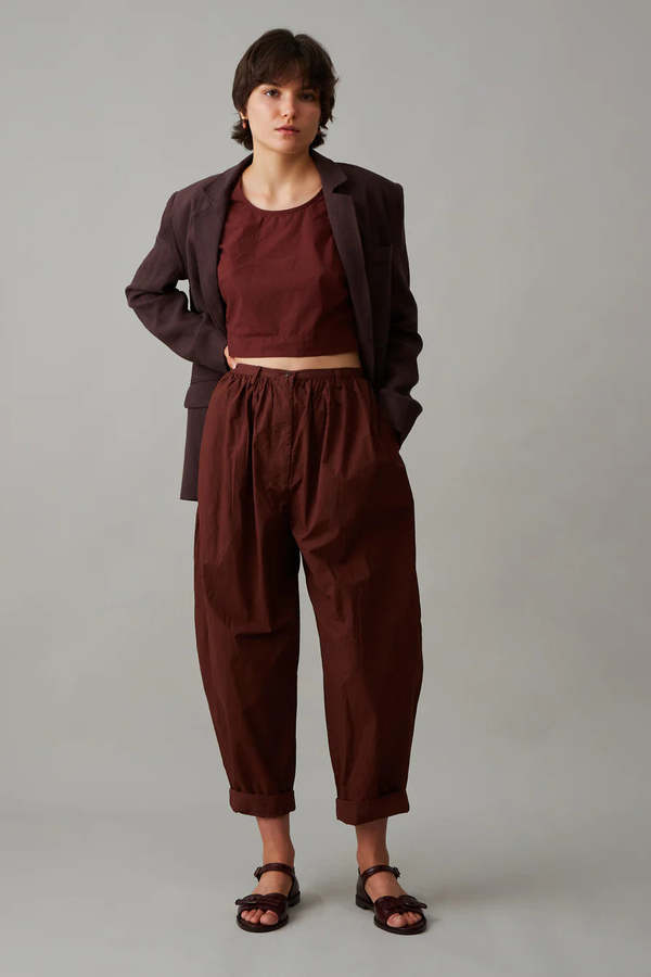 Caron Callahan Brady Trouser - Brownstone Poplin