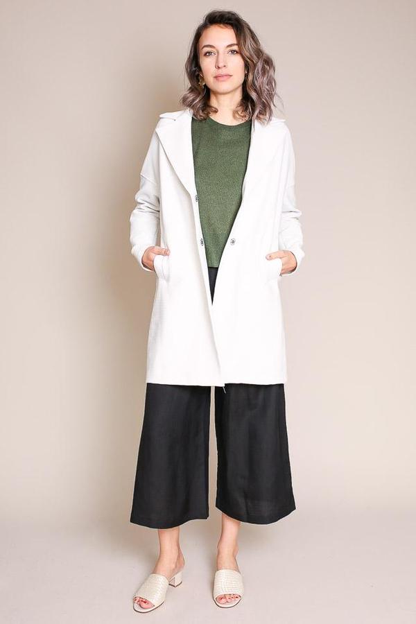 Harris Wharf London Oversized Coat in Off White Harris Wharf London Oversized Coat in Off White