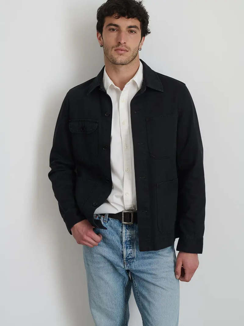 ★LMC★ PIGMENT DYED WORK JACKET black Alex Mill Garment Dyed Work Jacket - Black | Garmentory