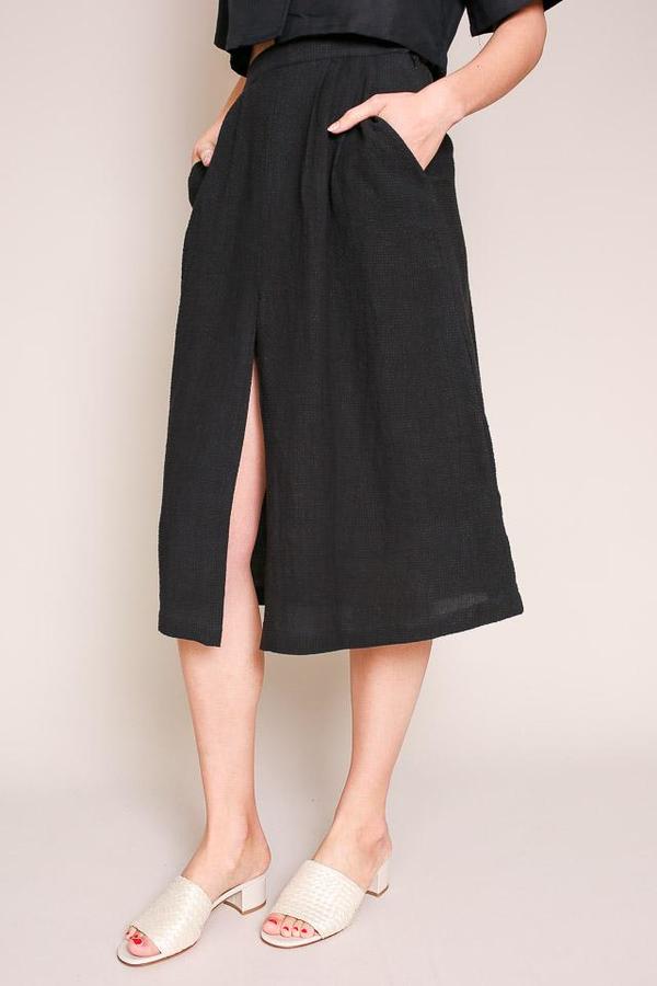 First Rite Pleated Skirt in Black First Rite Pleated Skirt in Black