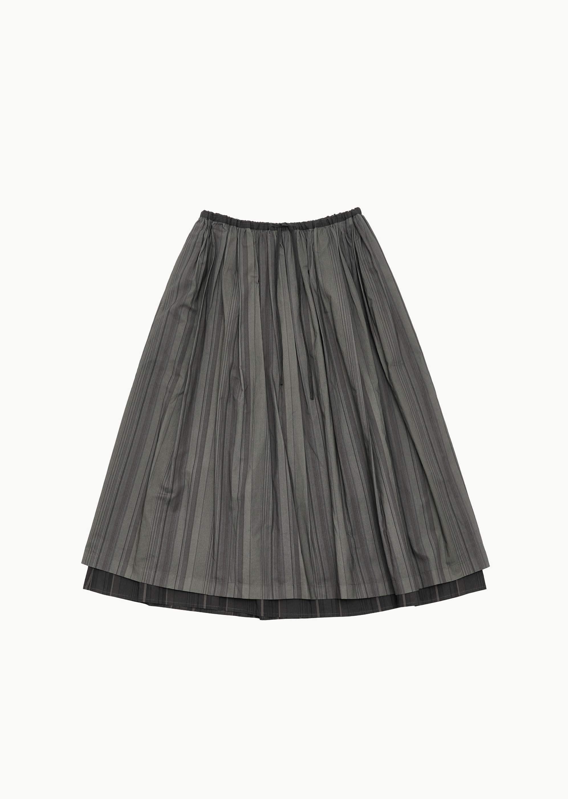 AMOMENTO☆23FW STRIPE BELT SKIRT Double-belt mini-skirt - Women | MANGO OUTLET USA