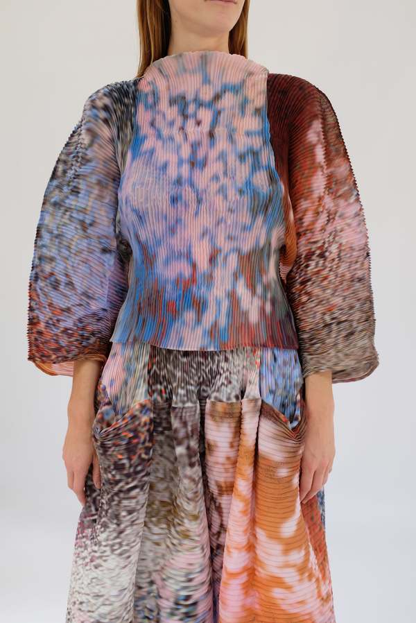 Julia Heuer Tula Crush Pleated Top VONIQUE / JULIA HEUER/ TTULA