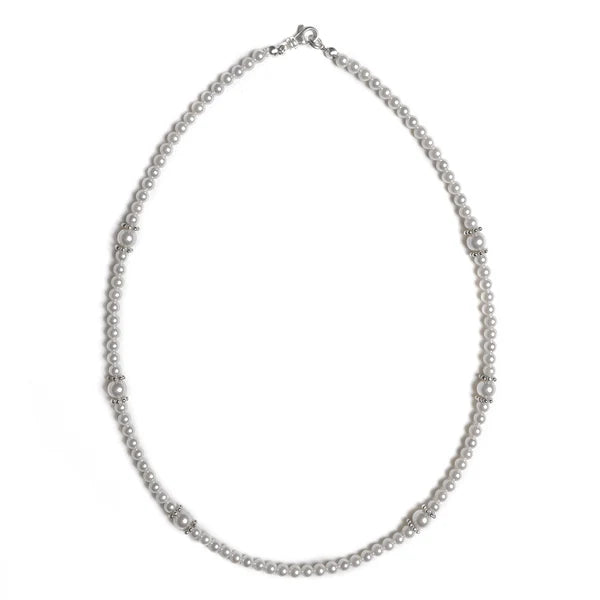 Luke Vicious All White Pearl Necklace | Garmentory