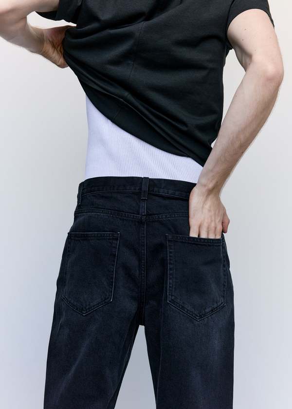 The Row Elordi Jean - Black Denim | Garmentory