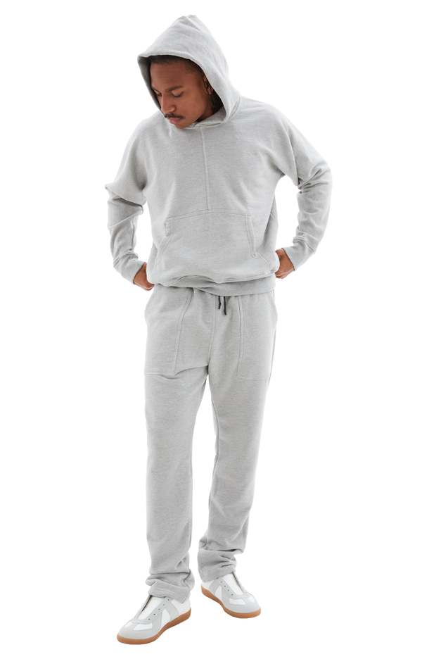 BTFL Center Seam Hoodie - Heather Grey