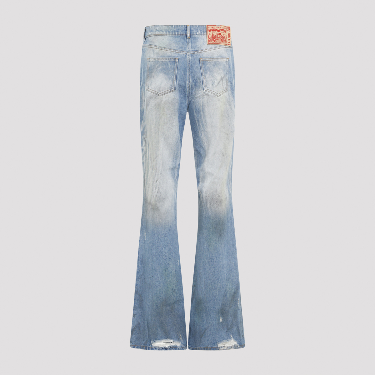 EGONLAB Samy Wide Leg Jeans - Denim Blue | Garmentory
