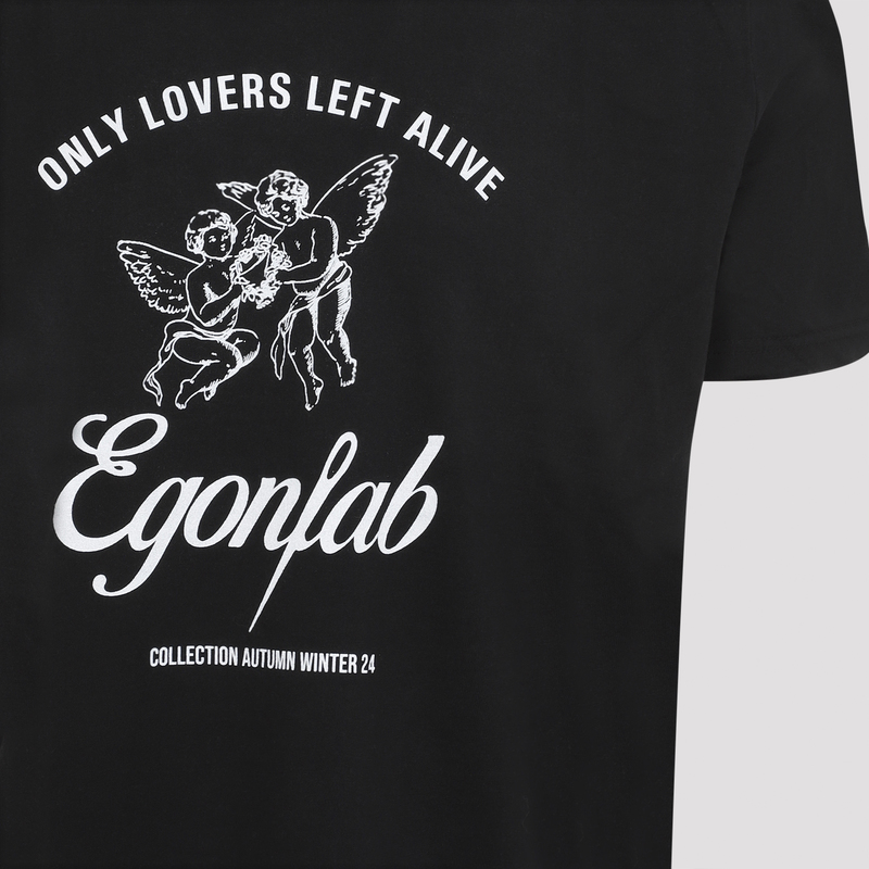 【EGONLAB】BLACK ONLY LOVERS LEFT ALIVE T-SHIRT Egonlab Only Lovers Left Alive T-Shirt - Black Destroyed