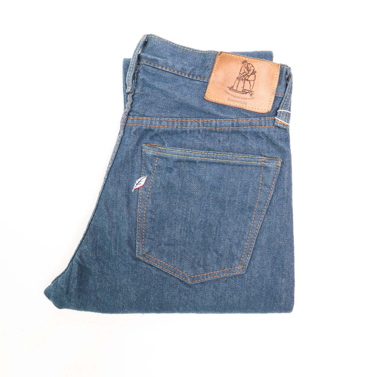 Pure Blue Japan SMBL-019 14oz Relax Taper denim - Smokey Blue - Image 1 of 7