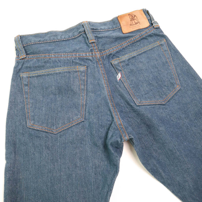 Pure Blue Japan SMBL-019 14oz Relax Taper denim - Smokey Blue