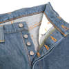 Pure Blue Japan SMBL-019 14oz Relax Taper denim - Smokey Blue - Thumbnail 7