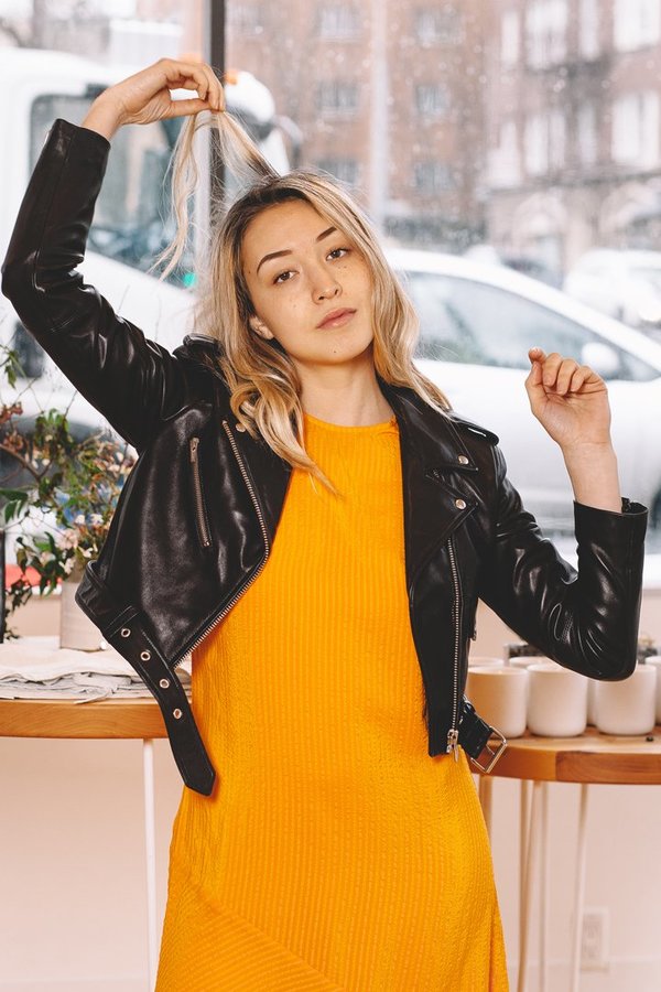 Veda Baby Jane Leather Jacket - Black | Garmentory Veda Baby Jane Leather Jacket - Black | Garmentory
