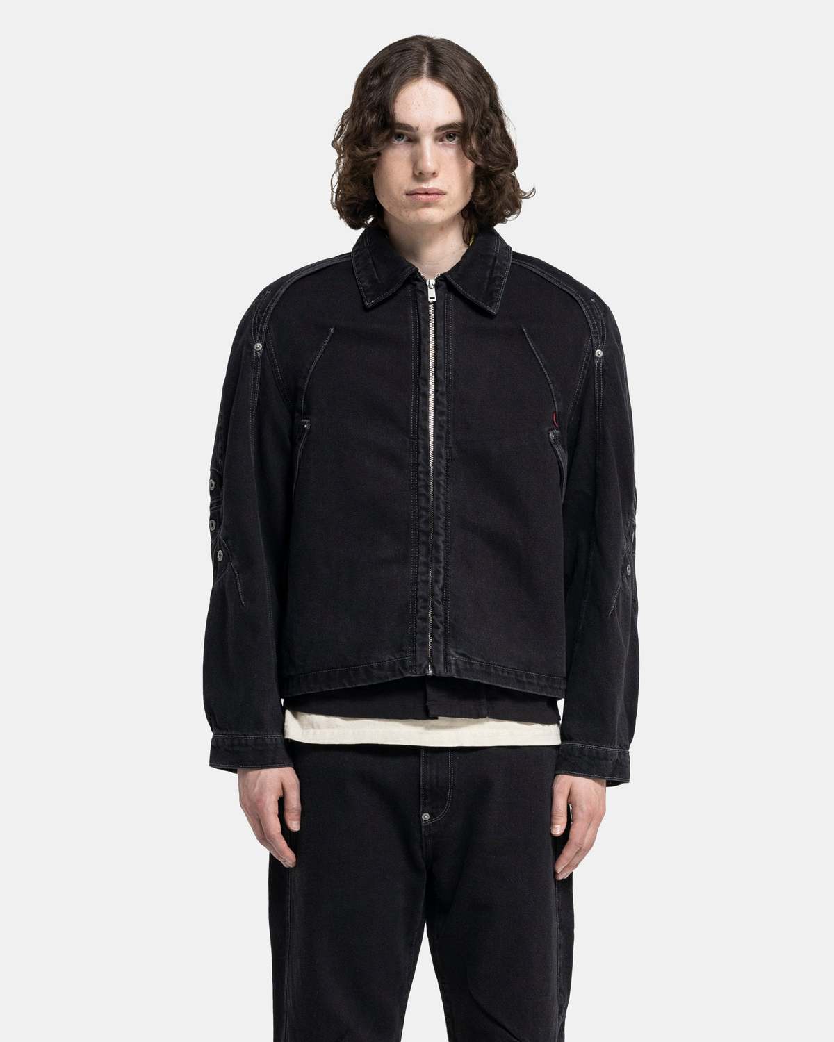 トップス kikokostadinov25ssALECK-DARTJERSEYJACKET Alec K-Dart Jersey Jacket (TP05-85-BLACK)