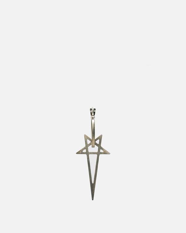 Rick Owens Pentagram Earring - Palladio | Garmentory