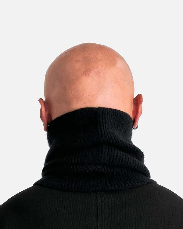 Rick Owens Tube Scarf - Black | Garmentory