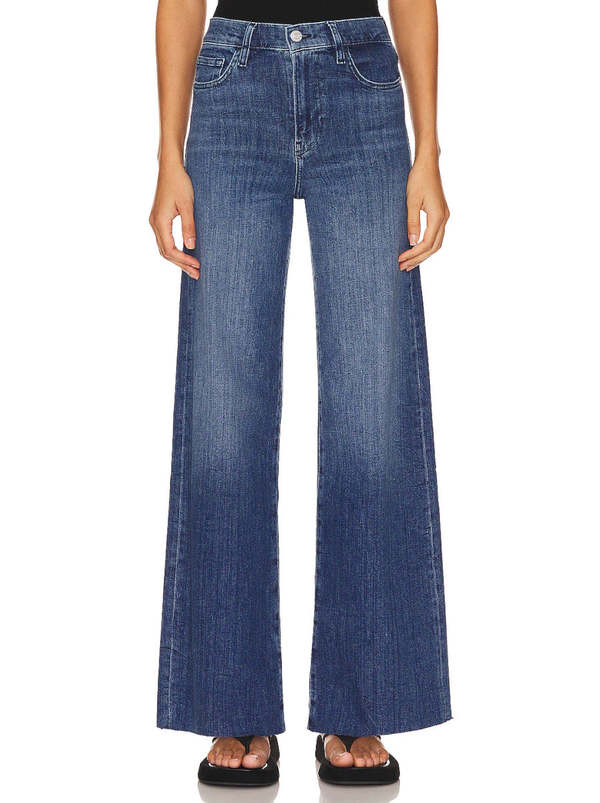 Le Slim Palazzo Raw Fray main image 1