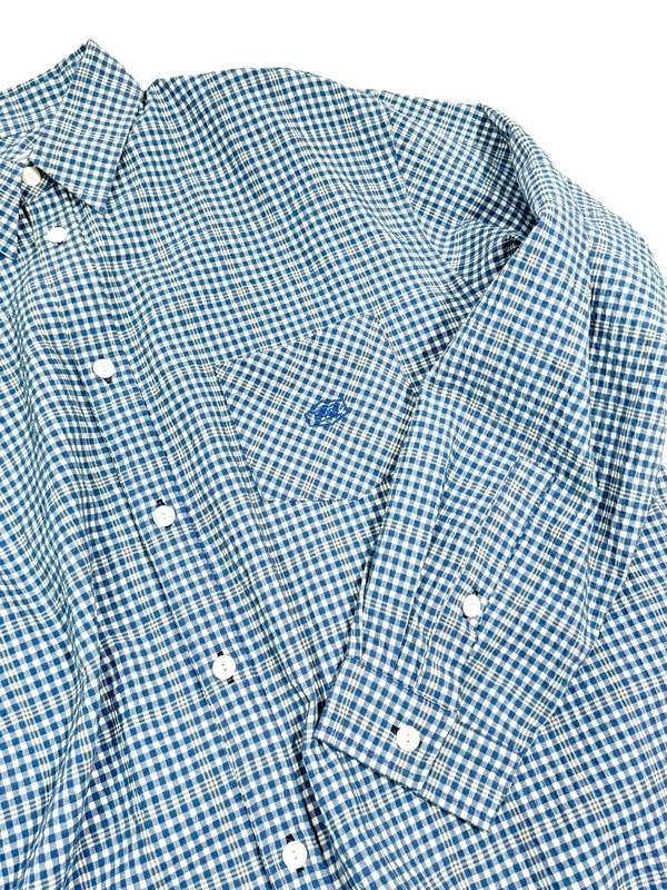 Kappy Vintage Check Shirt - Blue | Garmentory