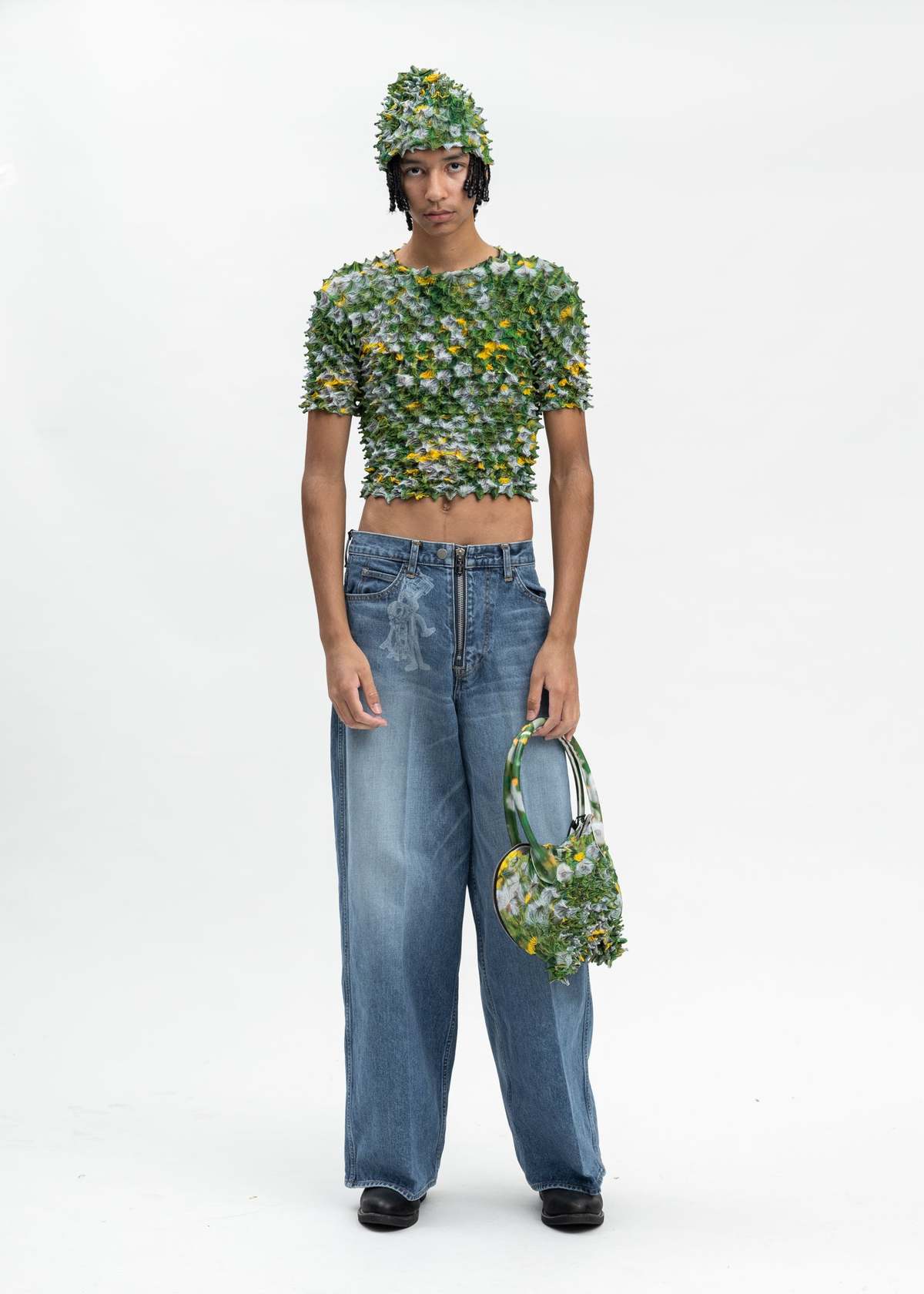 MASU DANDELION SPIKY HAND BAG - Multi | Garmentory