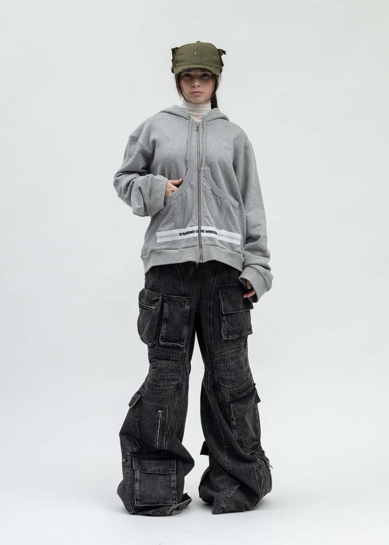 トップス Natasha Zinko UNDERWEAR HOODIE / GRY Natasha Zinko Underwear Hoodie - Grey | Garmentory