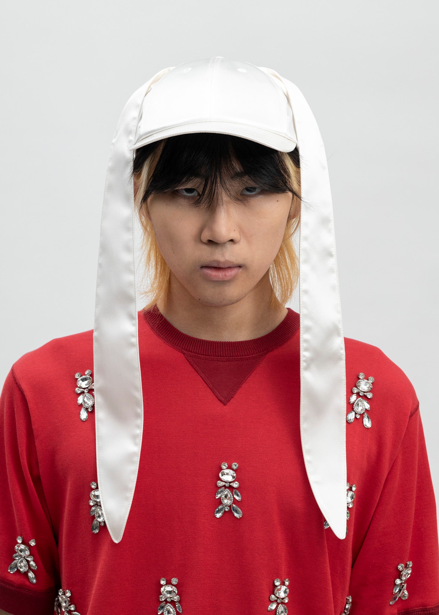 Masu Long Ear Cap - White | Garmentory