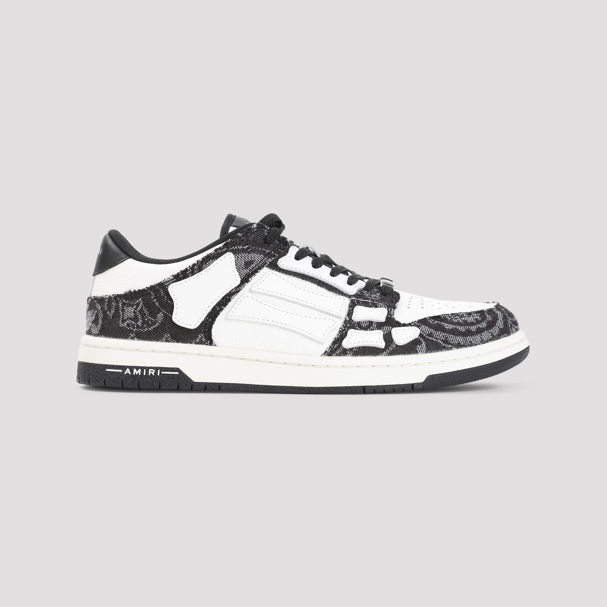 スニーカー Amiri 'Bandana' Black Leather Blend Sneakers Bandana Skel Top Low leather low-top sneakers AMIRI - Nugnes1920