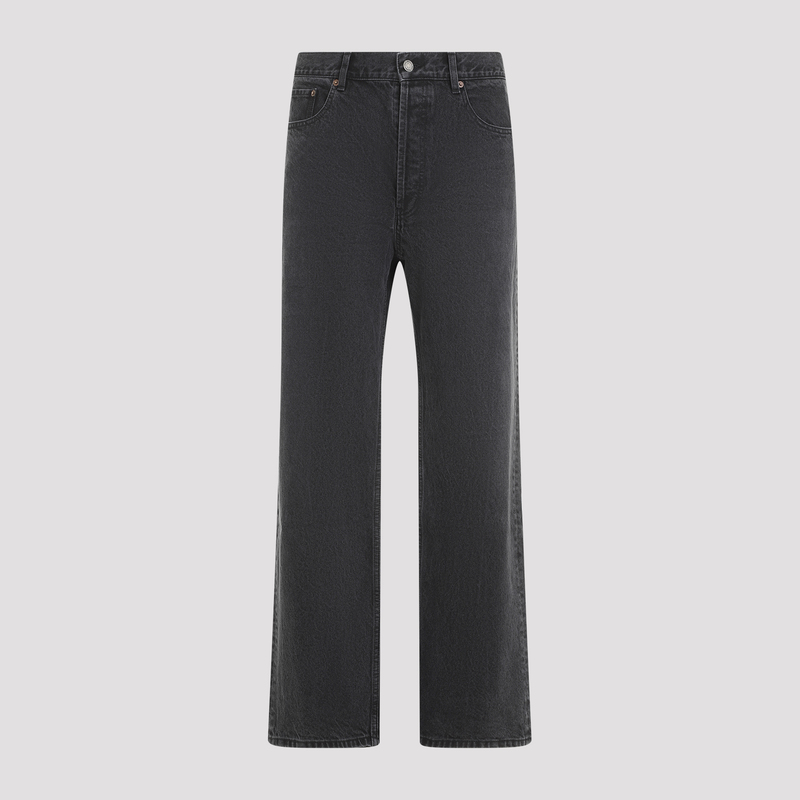 Saint Laurent Loose Straight Jeans - Used Paris Black
