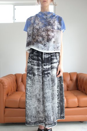 Anntian Silk Top Print Into The Sky Anntian Silk Top Print Into The Sky