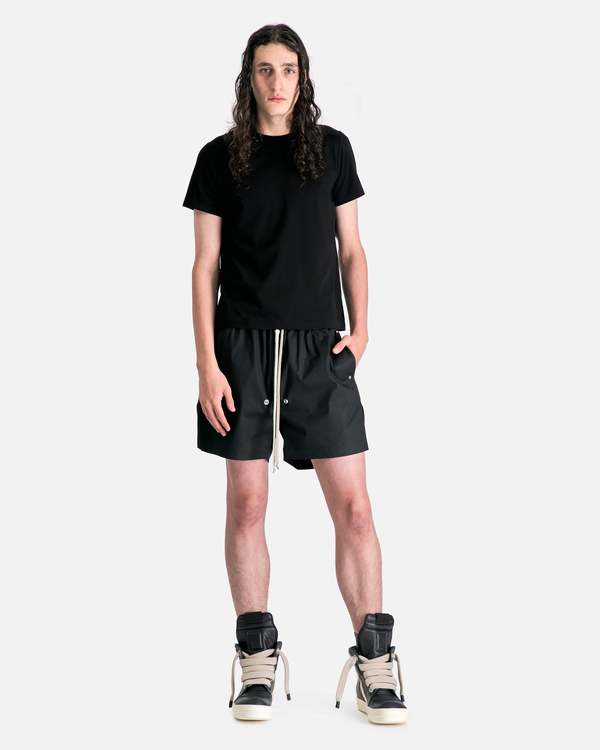 Rick Owens Short Level T - Black | Garmentory