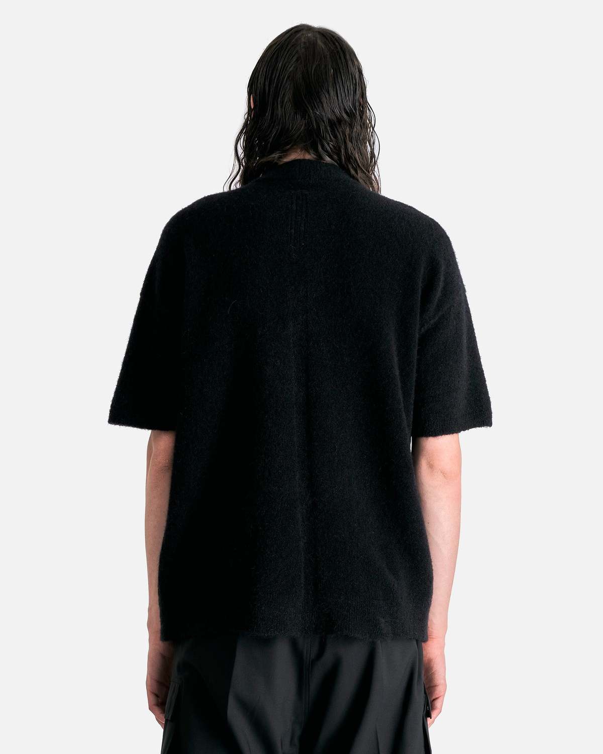 Rick Owens Tommy T - Black Alpaca | Garmentory