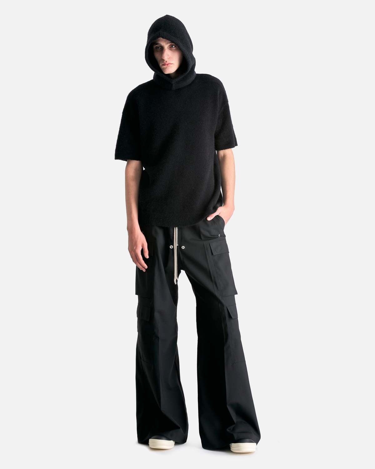 Rick Owens Tommy T - Black Alpaca | Garmentory
