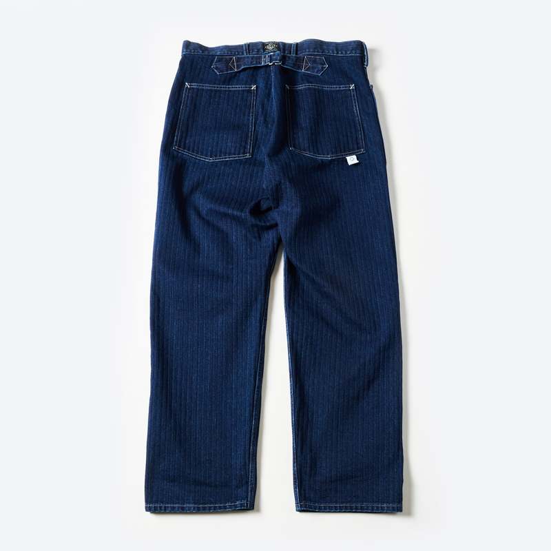 パンツ POST O'ALLS ARMY Pants herringbone Post O'Alls ARMY Pants Herringbone Denim Black