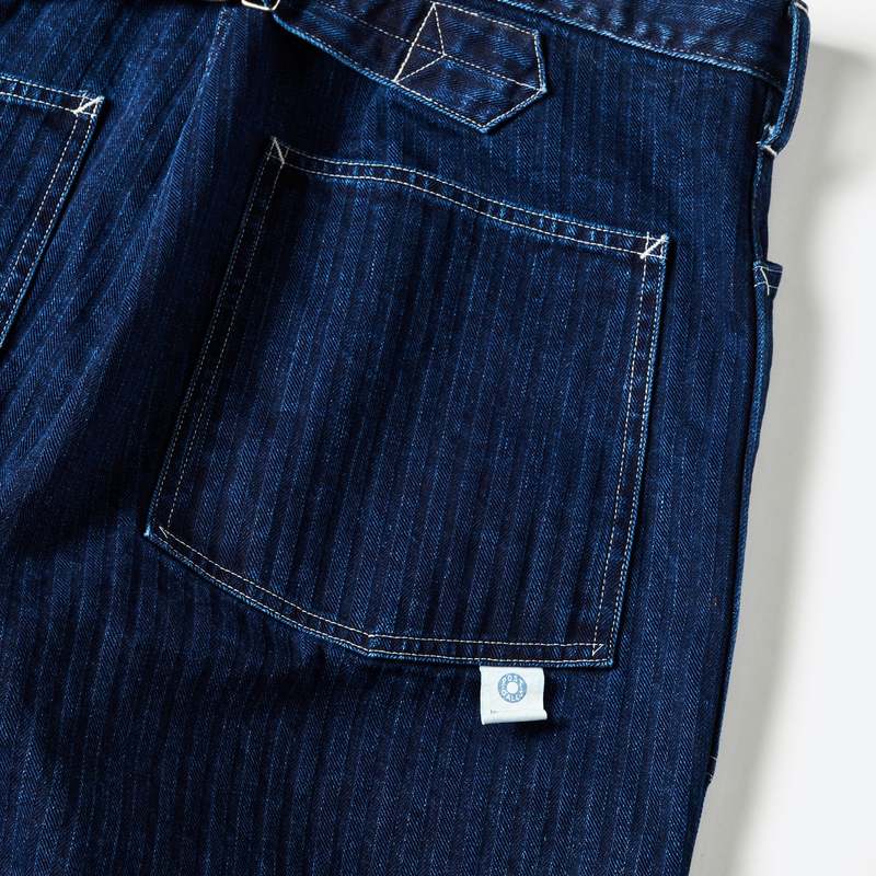 パンツ POST O'ALLS ARMY Pants herringbone Post O'Alls ARMY Pants Herringbone Denim Black