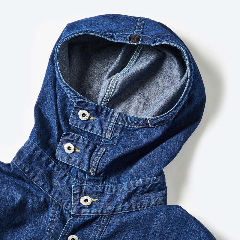 Post O'Alls Denim Parka w/OD - Navy Indigo | Garmentory