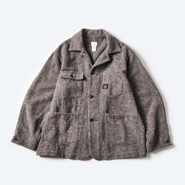 Post O'Alls Polarfleece Trashed Wool Jacket - Base | Garmentory