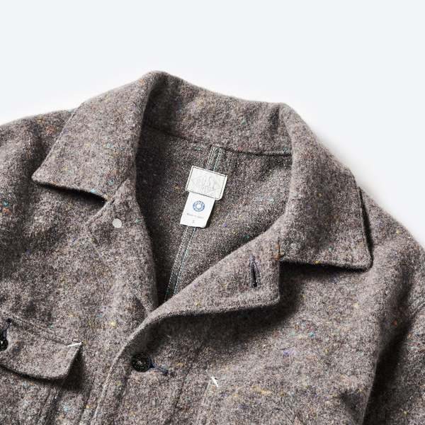 Post O'Alls Polarfleece Trashed Wool Jacket - Base | Garmentory