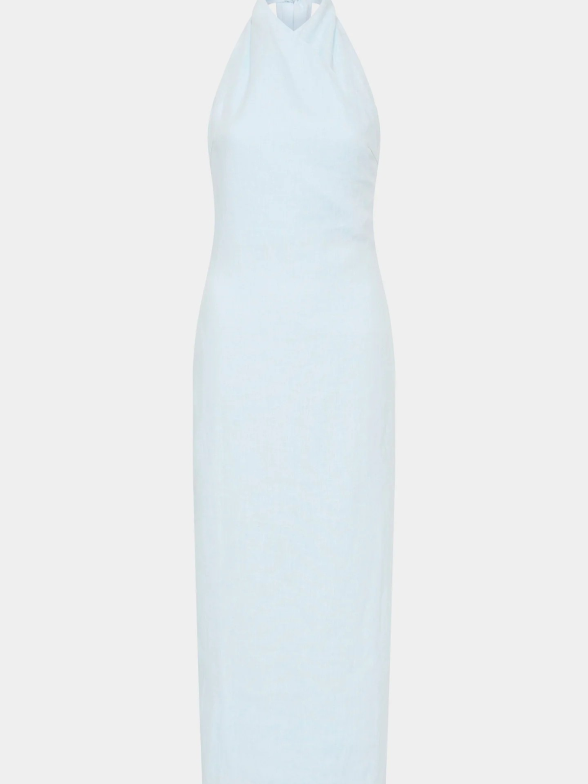 SIR. Iris Halter Midi Dress - Light Blue | Garmentory