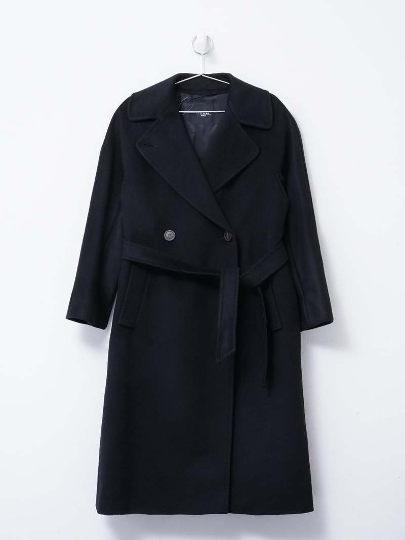 コート MAX MARA 25FW Black Regina Wool Coat RESINA 013 sddefault.jpg